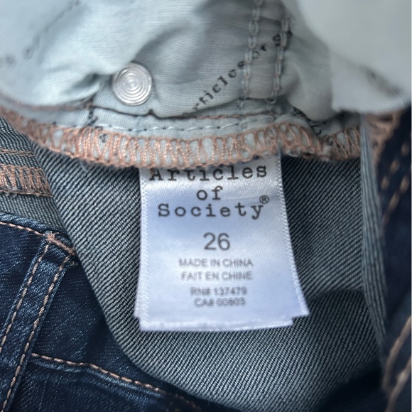 Articles of Society Hilary Ankle Length Jeans Sz 26 - Picture 9 of 12